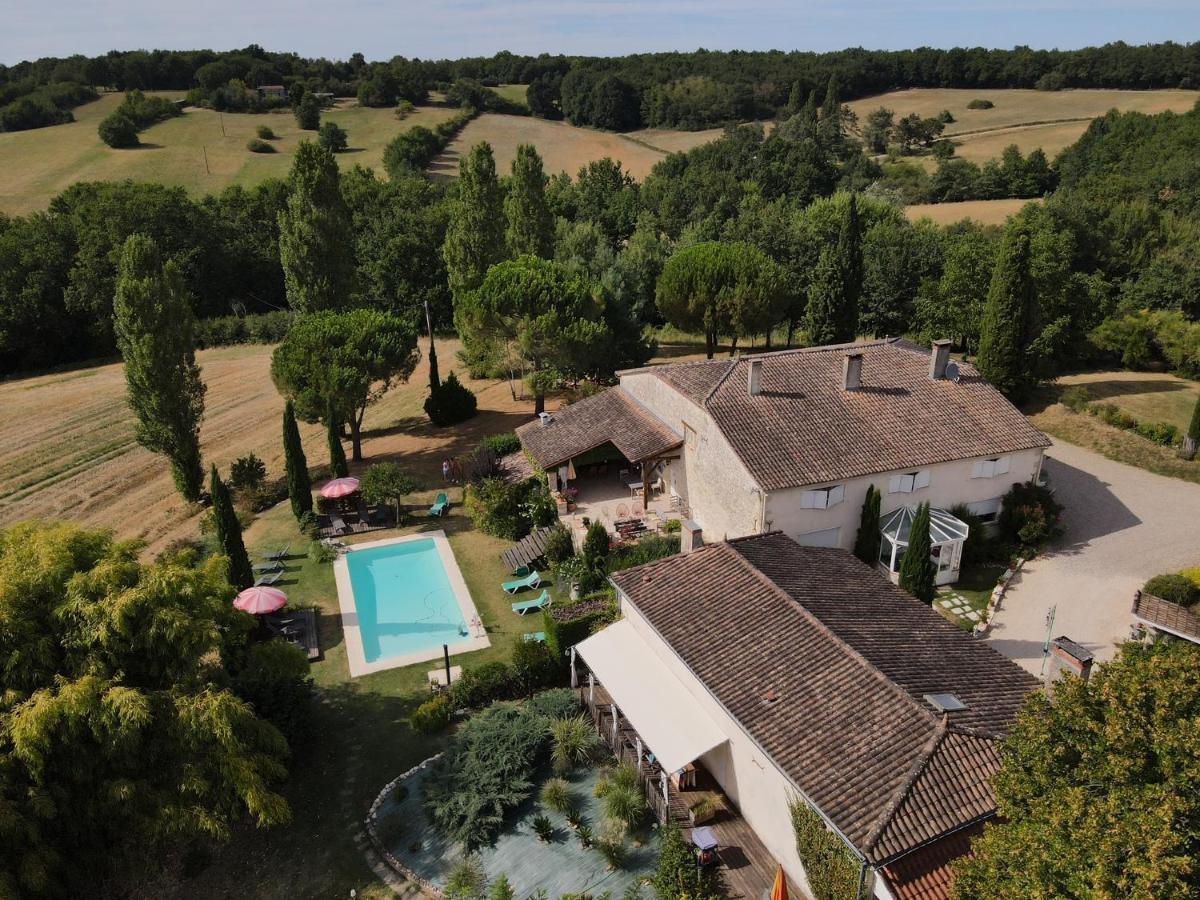 Les Tamaris Bed and Breakfast Castelnau-sur-Gupie Buitenkant foto